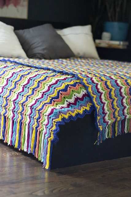 Knit afghan pattern