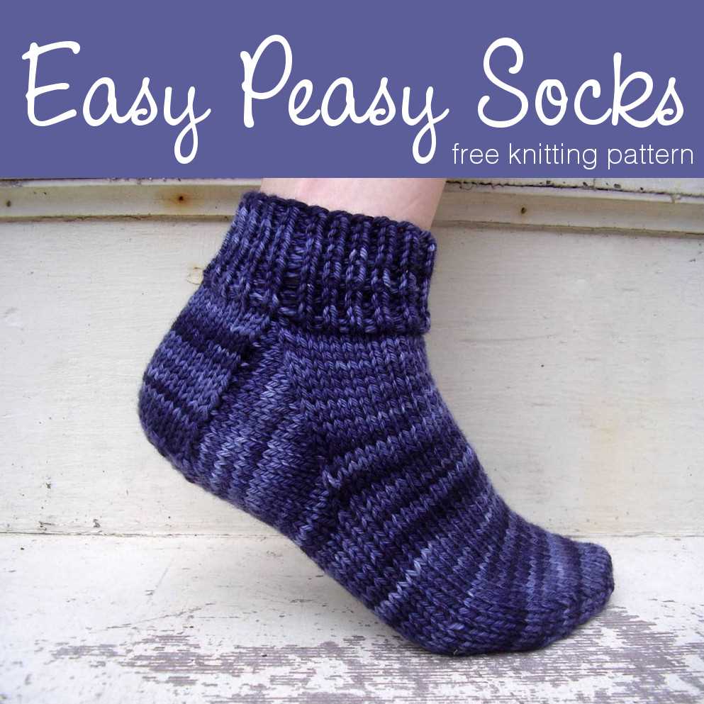 Free knitting pattern socks