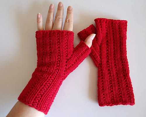 Ladies mittens knitting pattern free