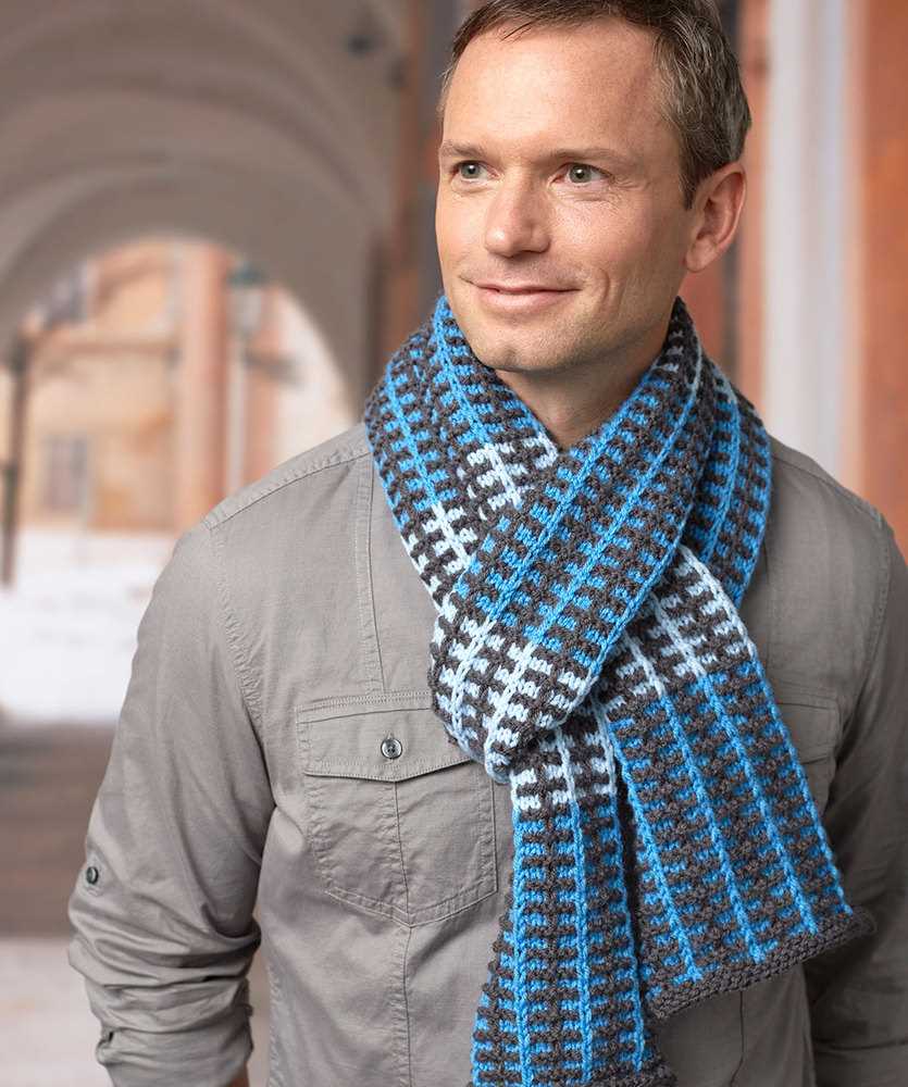 Knitting patterns scarf male