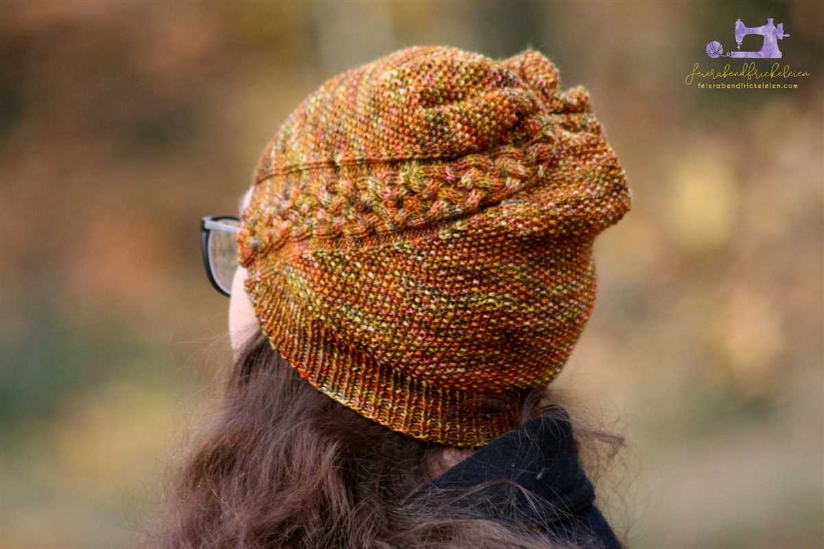 Mens knit hat pattern worsted weight yarn