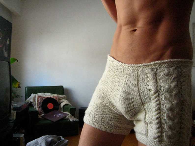 Men's knit shorts pattern