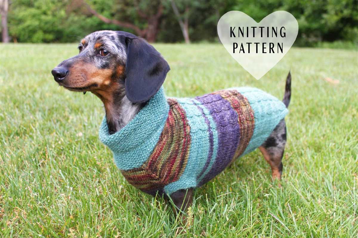 Dog coat knitting patterns to download