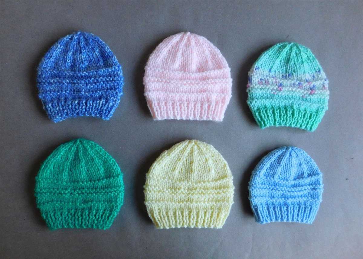 Free knit baby hat patterns