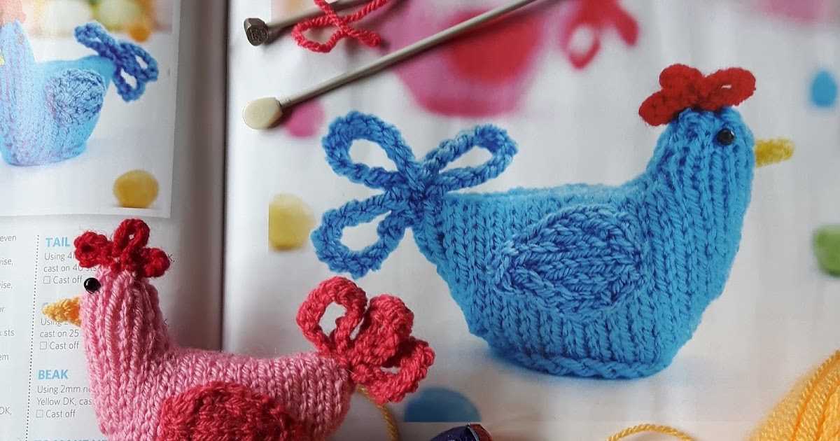 Knitting pattern for small easter chicks