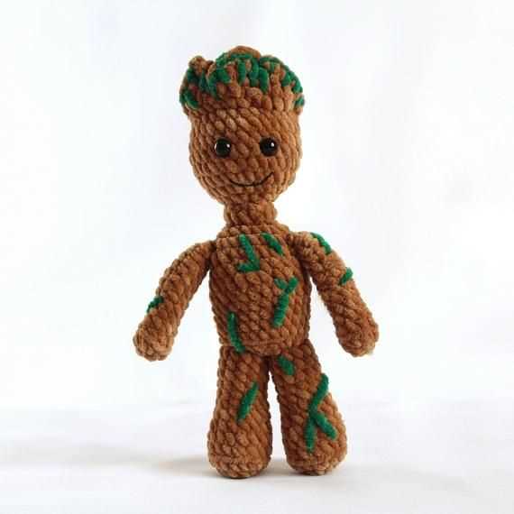 Creating a Unique and Adorable Groot with a Knitted Pattern Knitted groot pattern
