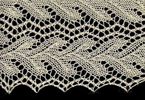 Free beaded lace knitting patterns