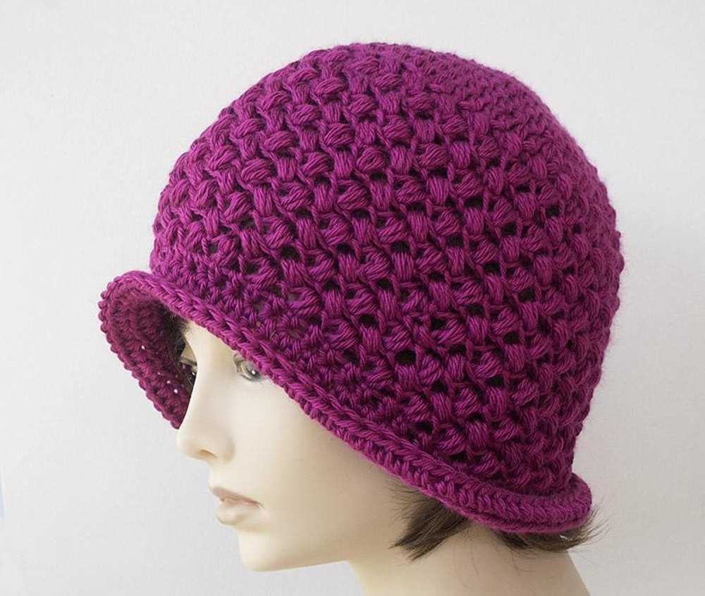 Easy cloche hat knitting pattern