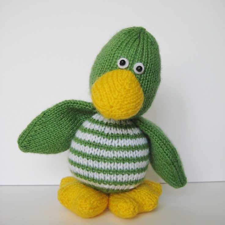 Knitted duck pattern free