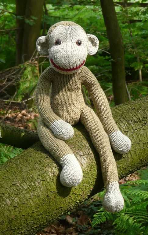 Knitted sock monkey pattern free