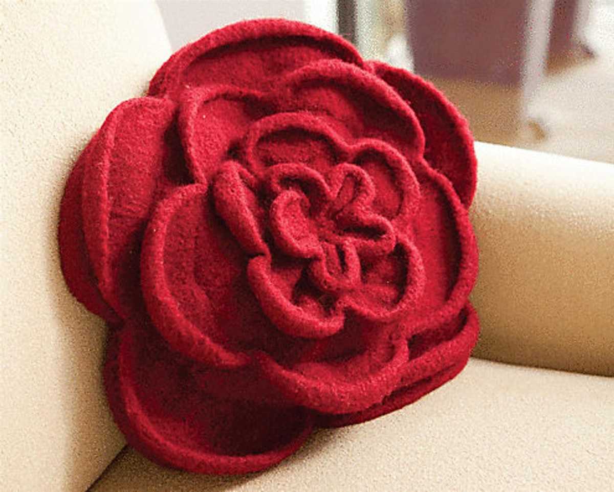 Knit rose pattern free
