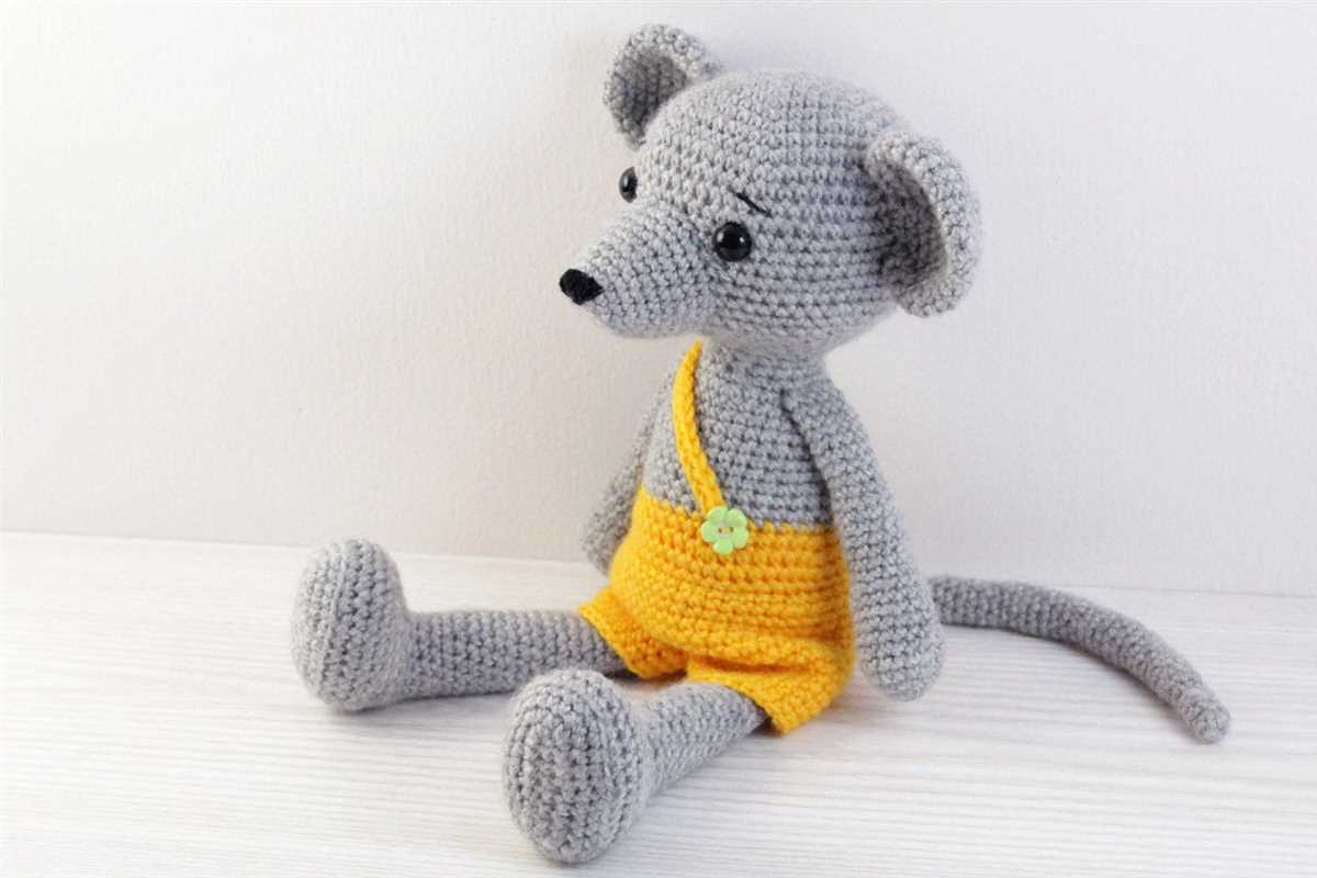 Free knitting pattern for a mouse