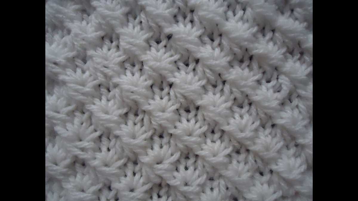 Daisy knit pattern