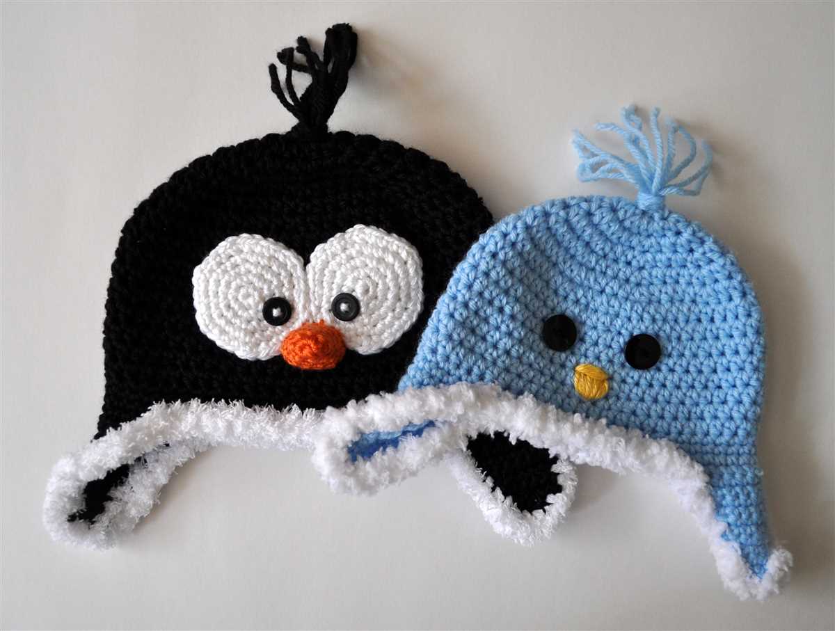 Penguin hat knitting pattern