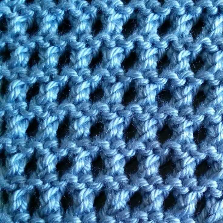 Work in pattern knitting