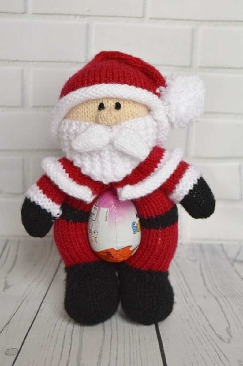 Large santa knitting pattern