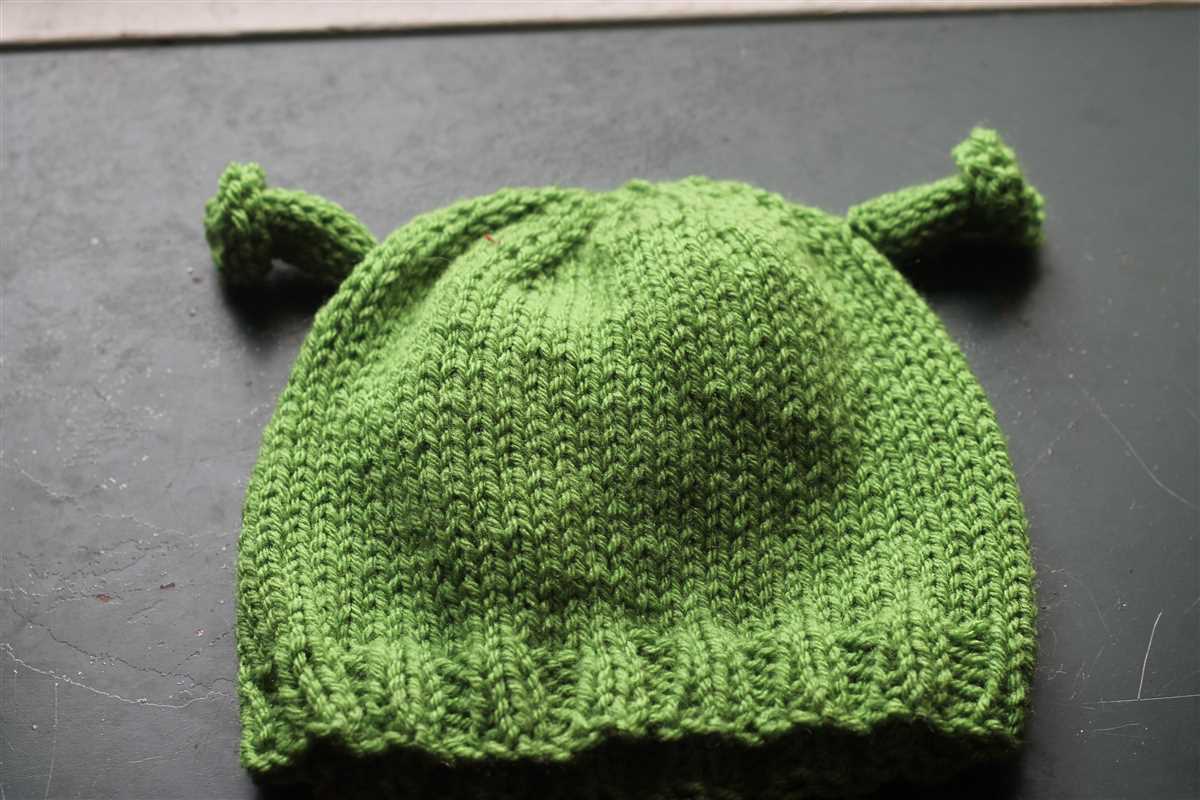Top down beanie knitting pattern