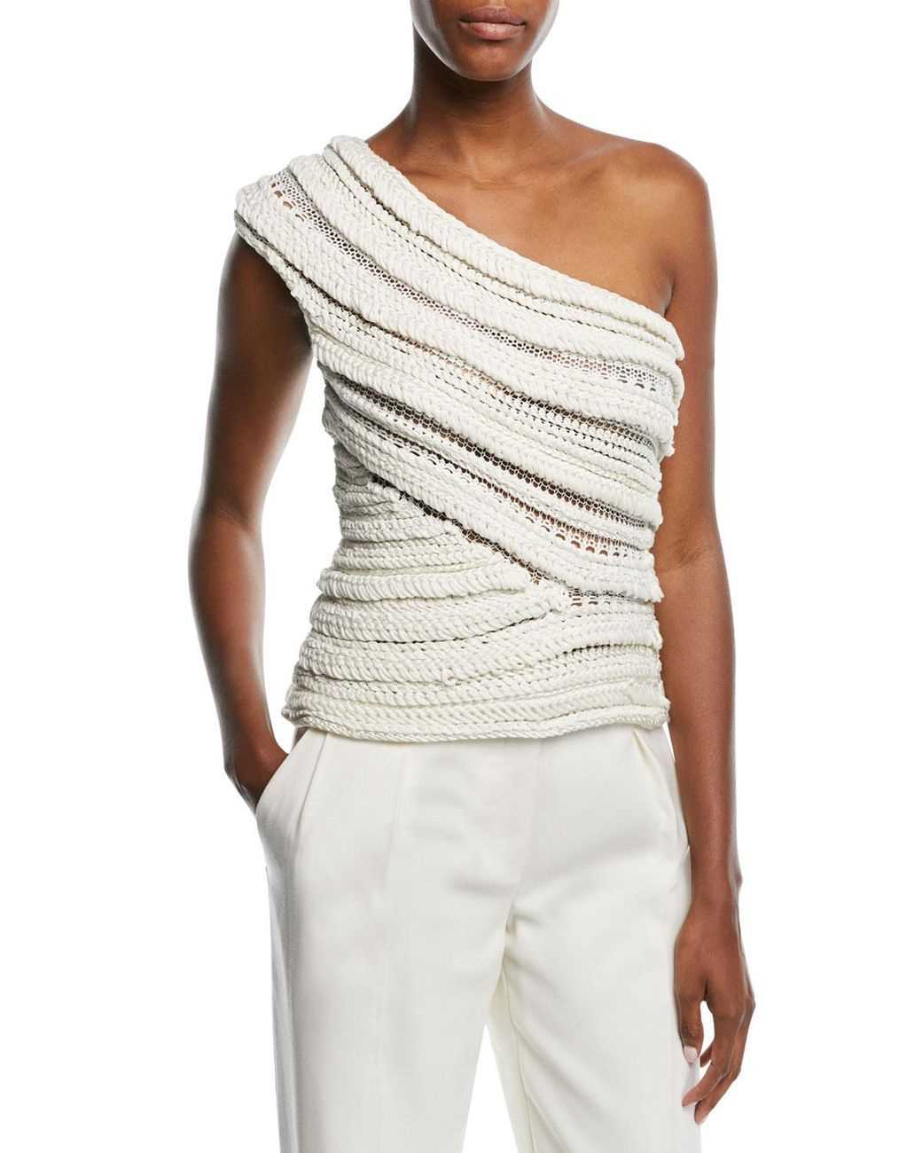 One shoulder knit top pattern