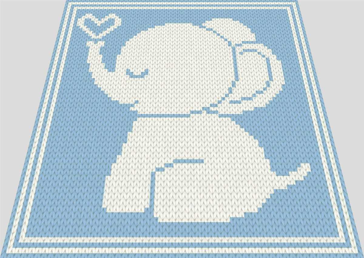 Free elephant blanket knitting pattern