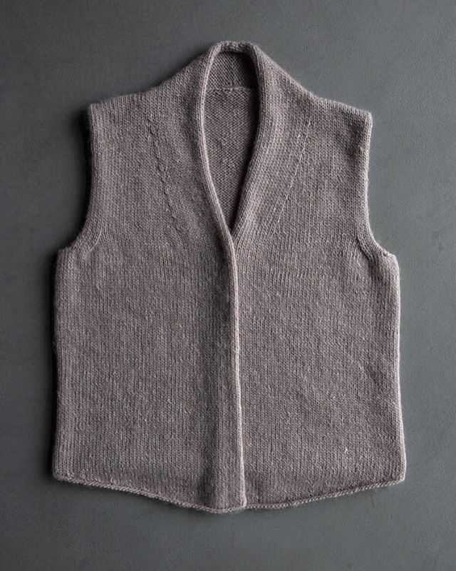 Knitting patterns vest tops