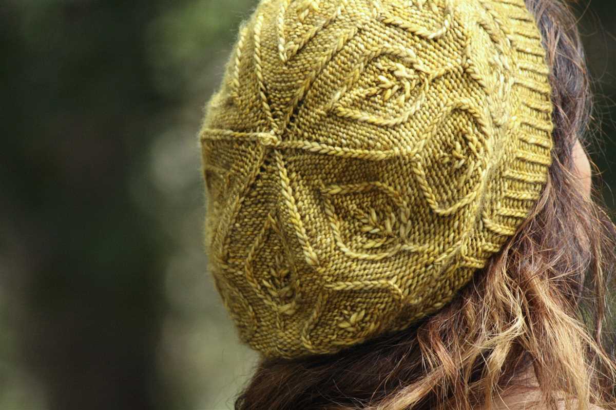 October hat knitting pattern