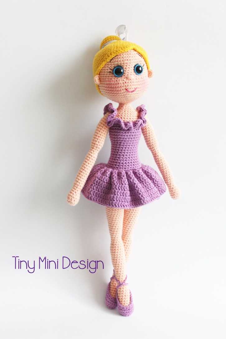 Ballerina doll knitting pattern