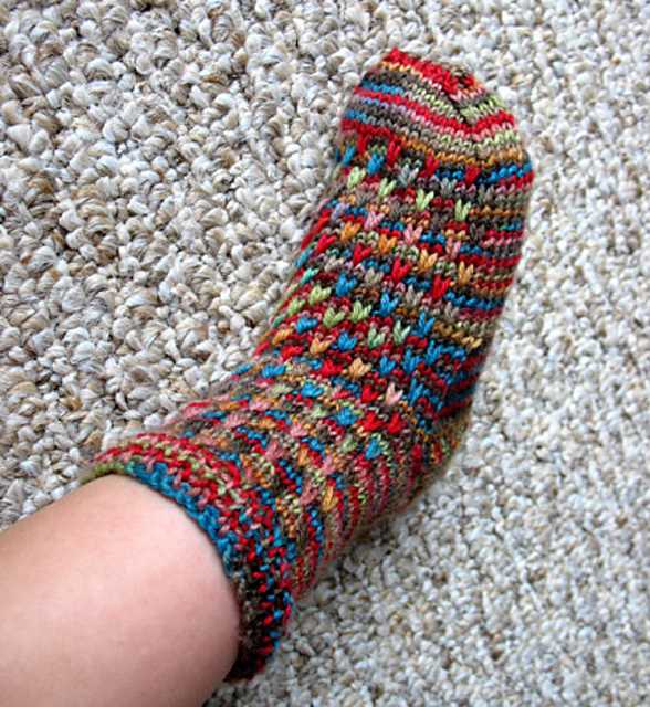 House socks knitting pattern