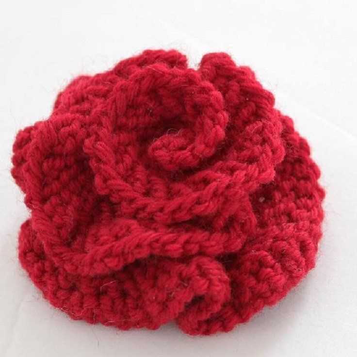 How to knit a flower pattern
