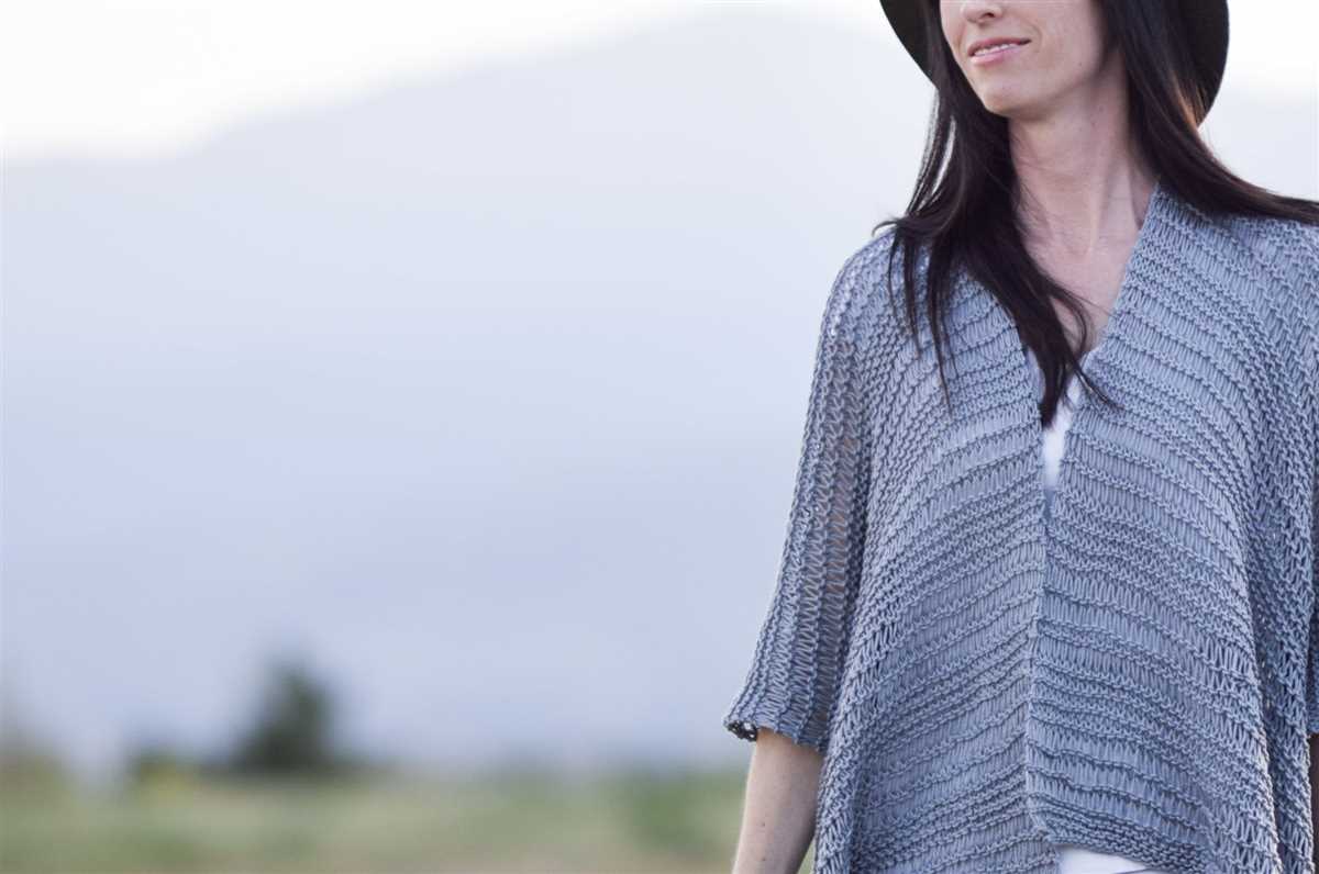 Knitted summer cardigan pattern free