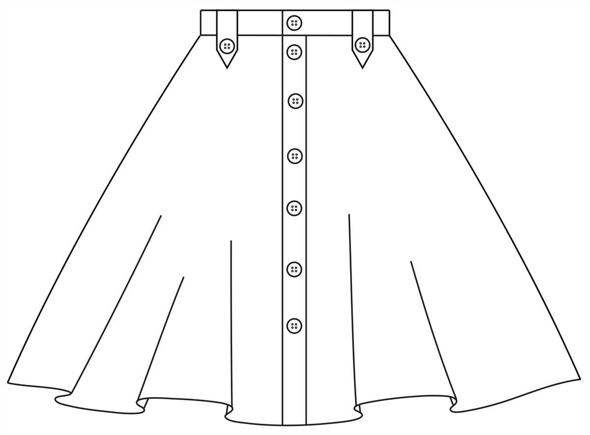 Vintage knit skirt pattern