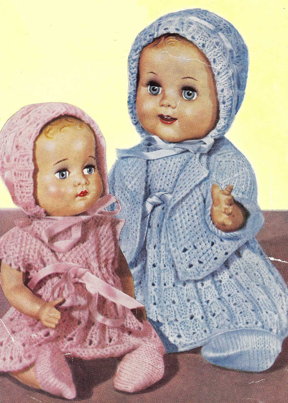 12 inch doll clothes knitting patterns free