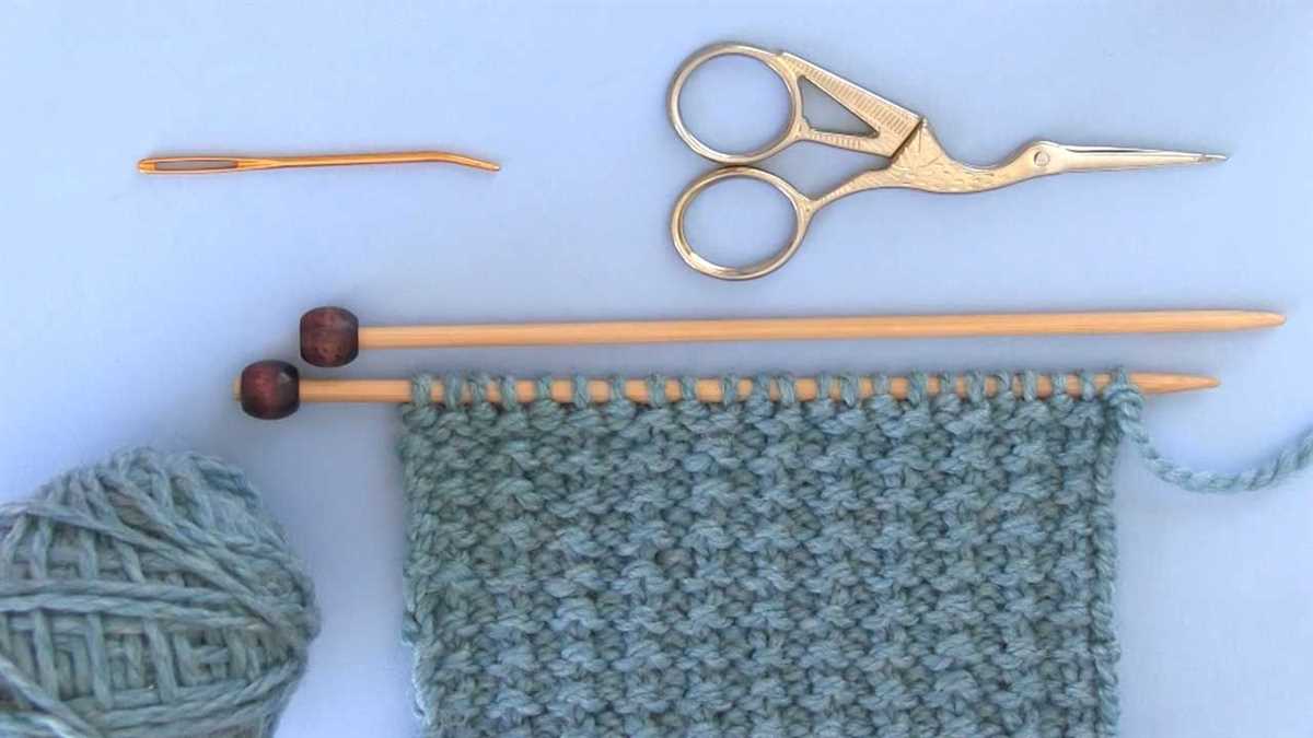 Knit purl stitch patterns