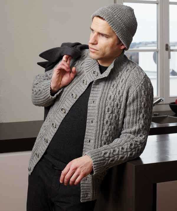 Mens jacket knitting pattern
