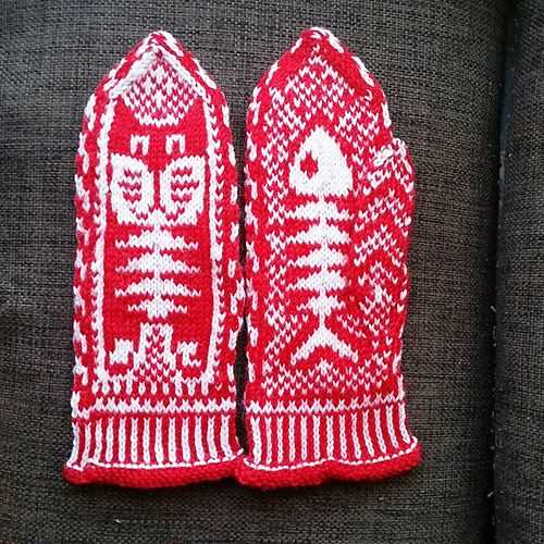 Mitten patterns knitting