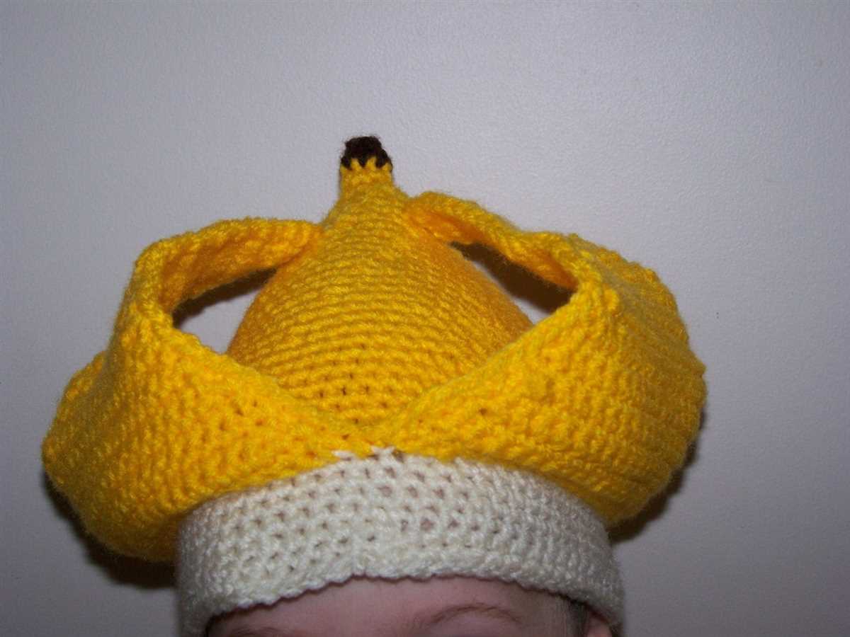 Banana knitting pattern free