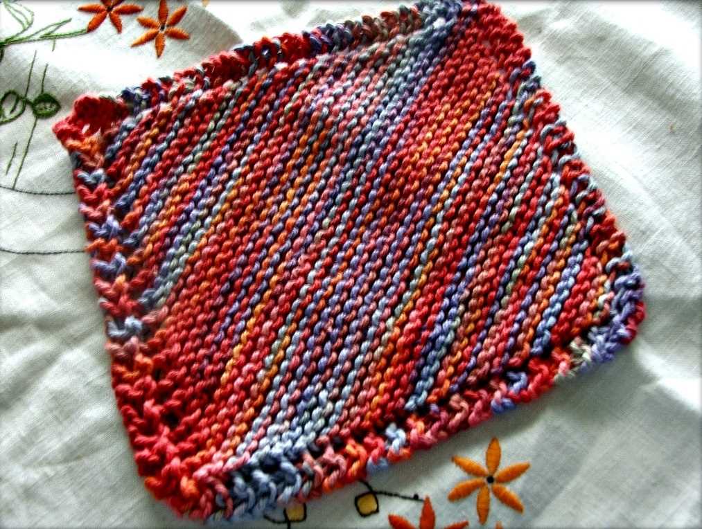 Knit dish rag pattern