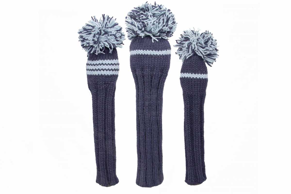 Knitting patterns for golf club head covers