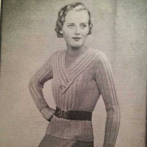 Free vintage knitting pattern