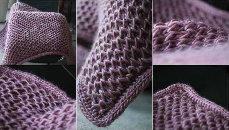 How to knit waffle pattern