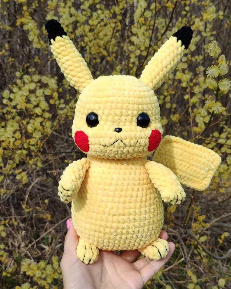 Pikachu knitting pattern