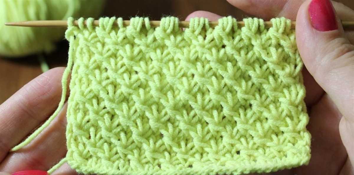 Star stitch knit hat pattern