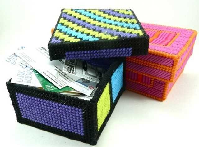 Knitted box pattern