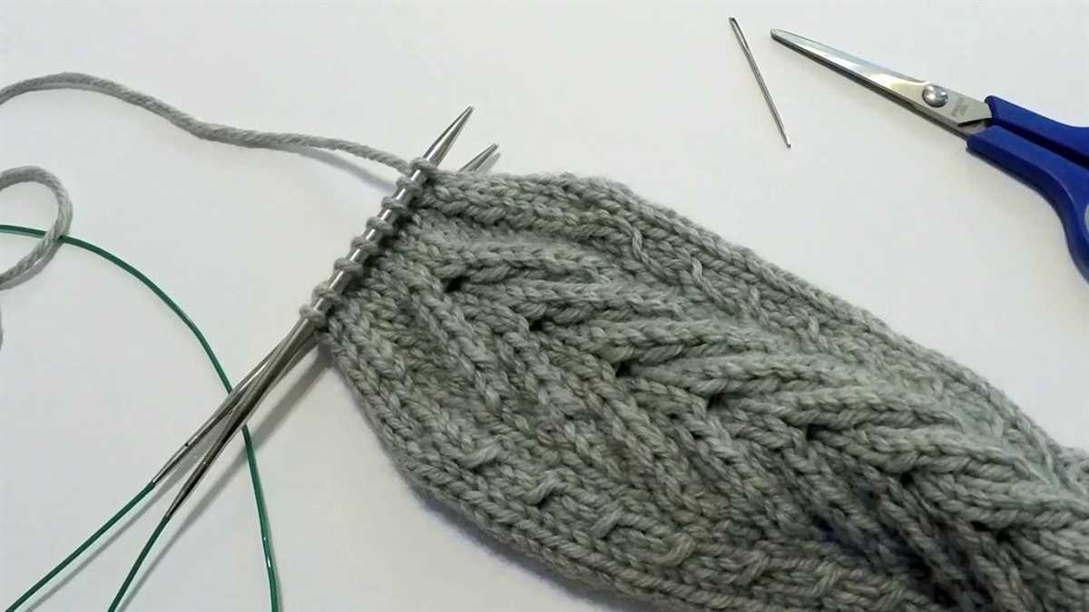 Grafting knitting in pattern