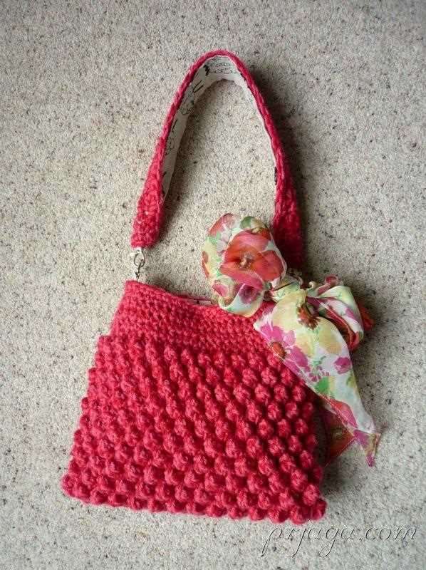 Knitting patterns bags and purses