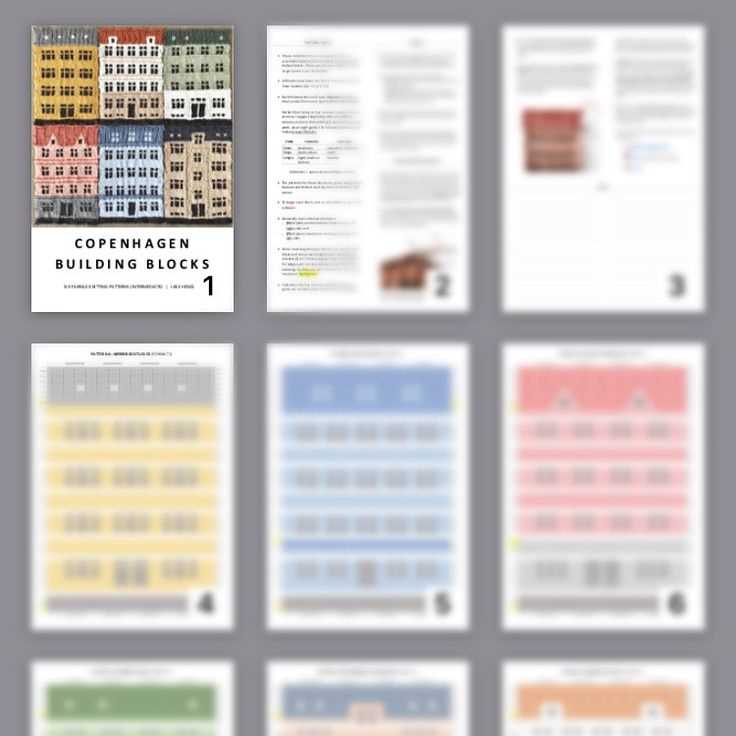 Copenhagen building blocks knitting pattern