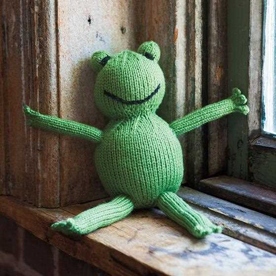 Knitting frog pattern