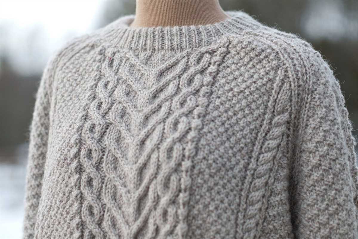 Beginner friendly knit sweater pattern