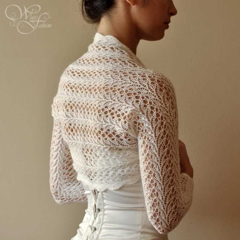Wedding shrug knitting pattern