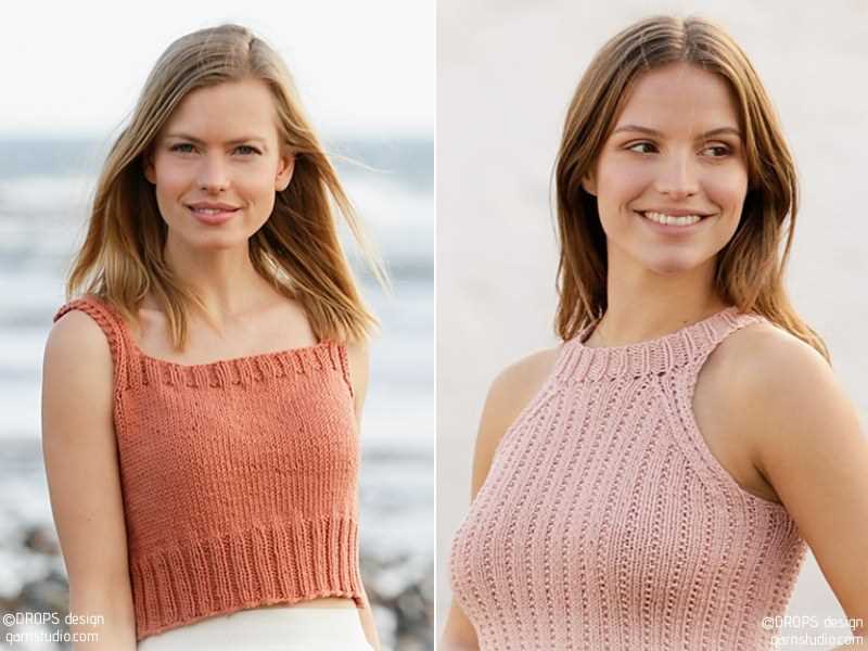Free knit tank top pattern
