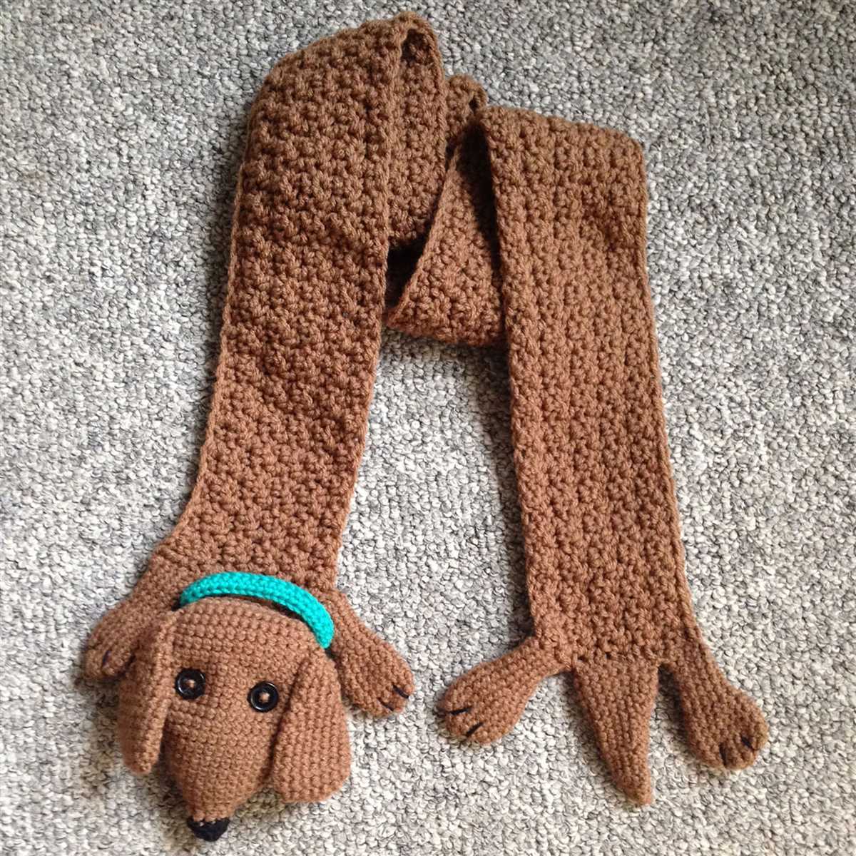 Dog scarf knitting pattern